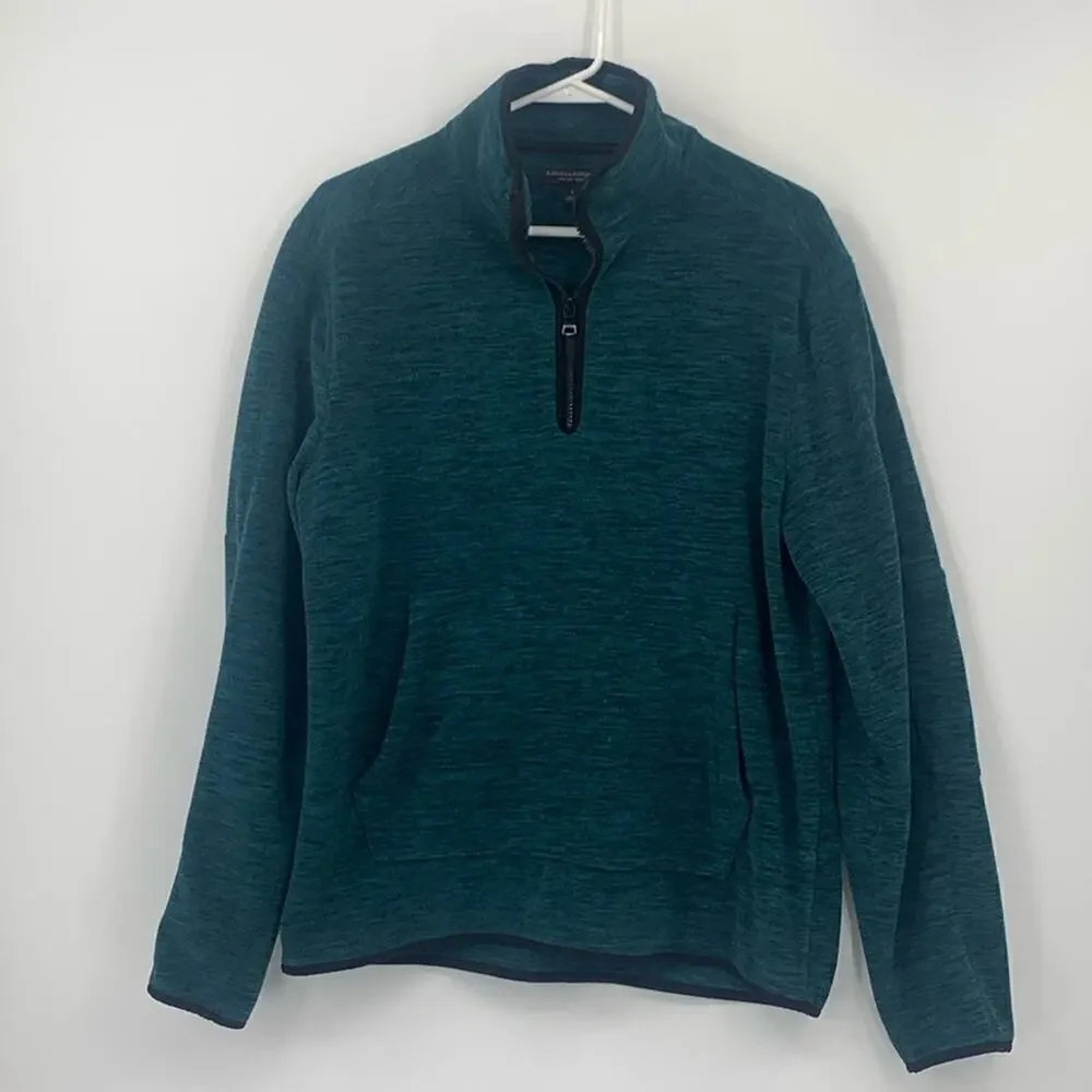 Banana Republic Quarter Zip Fleece Pullover Men’s Size Large